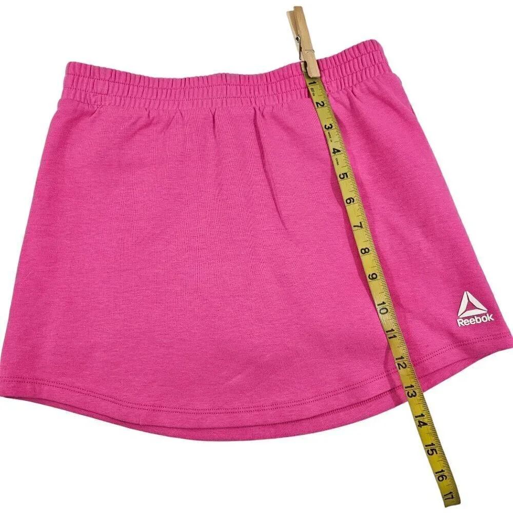 Reebok Girls Active Velocity Skort (Skirt w/Compression Shorts) – Pink – S/M/L